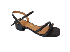 SANDÁLIA FEM. SALTO VIZZANO PRETO - comprar online