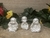 Trio de Buda da Sabedoria gesso 5cm - comprar online