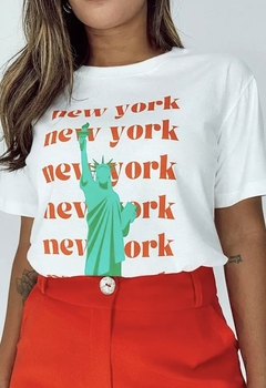 T-SHIRT NEW YORK - 100% algodão - comprar online