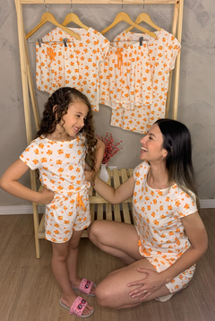 Pijama LUPO Infantil - Estampa divertida Raposa - comprar online