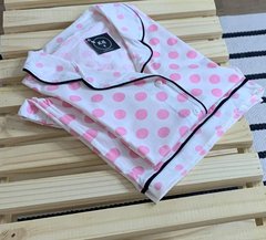 Pijama Americano - estampa POA - Composição 100% algodão - Bê.Rô pijamas