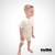 Short Infantil Bebê de Algodão Orgânico e Tintura Natural Off White - Dadish | Moda Bebê, Infantil e Adulto - Roupas Minimalistas 100% Algodão, Caneladas, Orgânicas e Tintura Natural