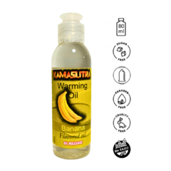 Aceite Para Masajes Banana Efecto calor (comestible)