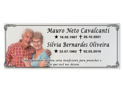 Foto Porcelana Retangular 10x25 Cm Lápide, Tumulo e jazigo - comprar online