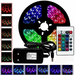 Fita Led 5050 Rgb Colorida 5mt 16 Cores com controle, Fonte na internet