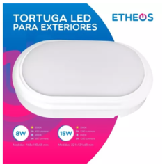 Tortuga LED ovalada 8w luz fría - Electrofergroup