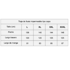Imagen de Capa De Lluvia Impermeable Capucha Desmontable Kushiro