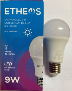 Lámpara LED 9w con fotocélula sensor de luz en internet