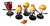 Set 6 Figuras Chainsaw Man Gashapones Pochita Denji