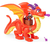 Paw Patrol Rescue Knights Dragon Sparks Con Figura Y Acc - comprar online