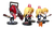 Set 6 Figuras Chainsaw Man Gashapones Pochita Denji - comprar online