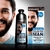 Shampoo de tintura de barba permanente 200ml natural de longa duração para homens, remoção de tintura de barba branca, grisalho, barba, cabelo, homens, tintura de barba, xampu - BARBALINDA