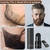 Novo enchimento de barba carimbo de preenchimento de barba em pó à prova d'água reparador de bigode melhorador de modelagem para homens preto/marrom escuro - comprar online