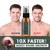 Conjunto de rolos de crescimento de barba 30ml Kit de crescimento de barba masculino Essência de crescimento de barba nutritiva intensificador de óleo de barba spray de cuidado de barba - BARBALINDA