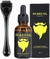 Kit de crescimento de barba masculino para crescimento rápido e espessamento de barba, soro ativador de crescimento de barba, rolo de barba, pente de barba na internet