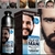 Shampoo de tintura de barba permanente 200ml natural de longa duração para homens, remoção de tintura de barba branca, grisalho, barba, cabelo, homens, tintura de barba, xampu