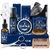 Kit de Cuidados para Barba Masculina Bálsamo para Barba Pente de Madeira Maciça Escova Escova Óleo para Barba Shampoo Modelar Aparência Reparação de Bigode Masculino - loja online