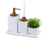 Conjunto Lavabo Quadrado - Branco Fosco - comprar online