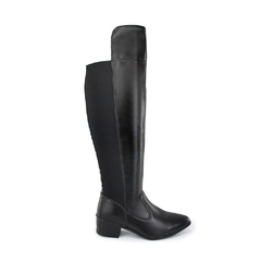 Bota Montaria Preta Salto 4cm Conforto e Elegancia