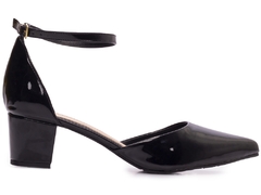 Sapato Scarpin Salto Bloco Grosso Baixo Arrasadora - Coleção 044-1710-117A - Calçadospravc | Comprar Calçados Femininos Online | Comprar Scarpins