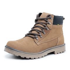 Coturno Bota Casual Masculina Conforto 37 a 44 Areia - comprar online