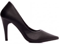 Scarpin Salto 10cm Fino Cone | Lindo Fechado Atras | Preto - loja online