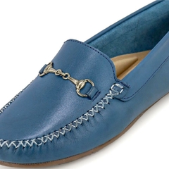 Sapatilha Mocassim Feminina Azul - Calçadospravc | Comprar Calçados Femininos Online | Comprar Scarpins