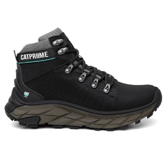 Bota CATPRIIME de Couro com CA Preto e Verde Solado Antiderrapante - comprar online