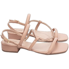 Sandalia Feminina Elegante Rose Salto Baixo 2.5cm Torricella - Calçadospravc | Comprar Calçados Femininos Online | Comprar Scarpins