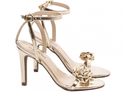 Sandália Feminina - Coleção 300.96B Dourado - Calçadospravc | Comprar Calçados Femininos Online | Comprar Scarpins