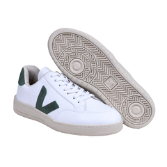 Tenis V-12 em Couro V Verde | 34 a 43 | Branco / Verde - Calçadospravc | Comprar Calçados Femininos Online | Comprar Scarpins