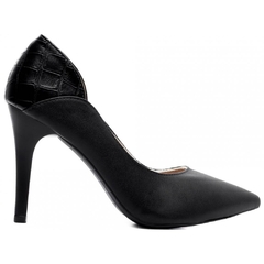 Scarpin Luxo Classe A Salto 10 Fino Super Elegante Preto - loja online