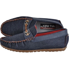 Mocassim Infantil Jeans Marinho na internet