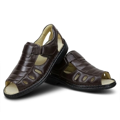 Sandalia Conforto Masculina Cafe - comprar online