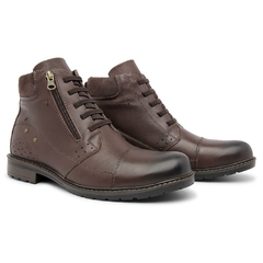 Bota Coturno Masculino Casual Cafe