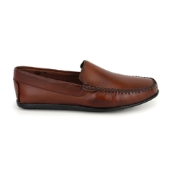 Sapato Estilo Mocassim Masculino Conhaque