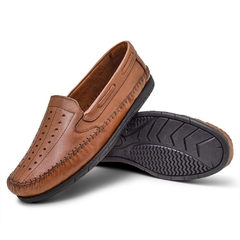 Mocassim Sapatilha Masculino Conhaque - Calçadospravc | Comprar Calçados Femininos Online | Comprar Scarpins