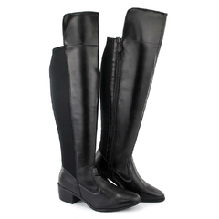 Bota Montaria Preta Salto 4cm Conforto e Elegancia - Calçadospravc | Comprar Calçados Femininos Online | Comprar Scarpins