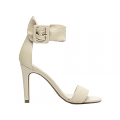 Sandalia Feminina Salto 9.5cm Off White Sofisticacao e Conforto para Todas as Ocasiões - loja online