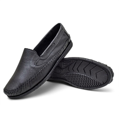 Mocassim Masculino Couro Preto - Calçadospravc | Comprar Calçados Femininos Online | Comprar Scarpins