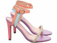 Sandália Feminina - Coleção 301.01A Multicolorido - Calçadospravc | Comprar Calçados Femininos Online | Comprar Scarpins
