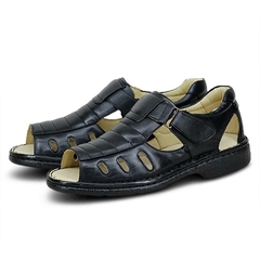 Sandalia Conforto Masculina Preto - comprar online