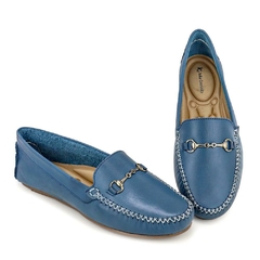 Sapatilha Mocassim Feminina Azul - loja online