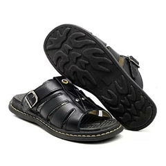 Sandalia Franciscana em Couro Chinelo 35 a 46 Preto - comprar online