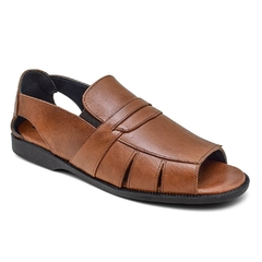 Sandalia Masculina Conhaque - Calçadospravc | Comprar Calçados Femininos Online | Comprar Scarpins