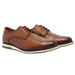 Sapato Casual Oxford Masculino Caramelo Homem Estilo - comprar online