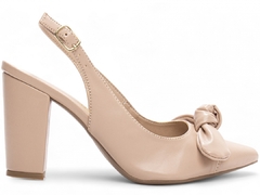 Sapato Scarpin | Elegância e Conforto em Napa Bege - loja online