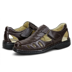 Sandalia Chinelo Masculina Cafe Homem Estilo - comprar online