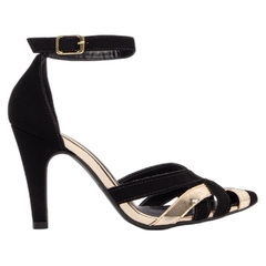 Sapato Scarpin Glamour Preto Salto Fino 9cm Torricella - loja online