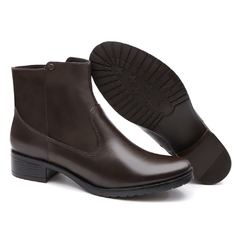 Bota Feminina Cano Baixo Cafe - comprar online